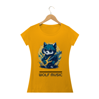 Nome do produto BABY LOOK WOLF MUSIC