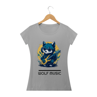 Nome do produto BABY LOOK WOLF MUSIC
