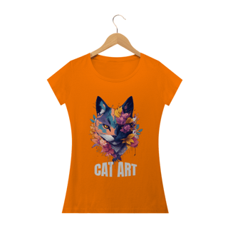 Nome do produto BABY LOOK CAT ART