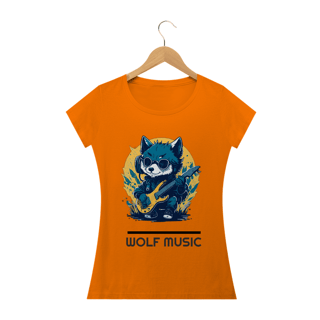 Nome do produto BABY LOOK WOLF MUSIC