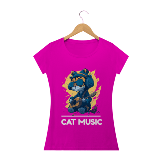 Nome do produto BABY LOOK CAT MUSIC