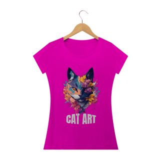 Nome do produto BABY LOOK CAT ART