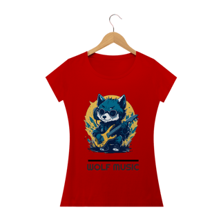 Nome do produto BABY LOOK WOLF MUSIC