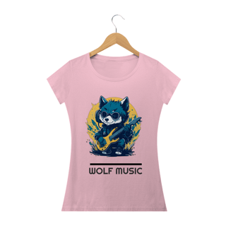 Nome do produto BABY LOOK WOLF MUSIC