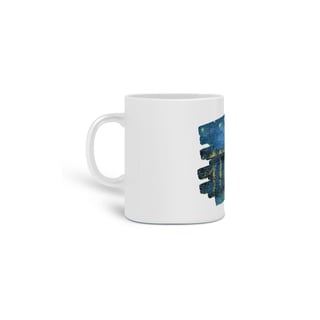 Nome do produto Caneca - Arte Noite Estrelada Sobre o Ródano de Van Gogh