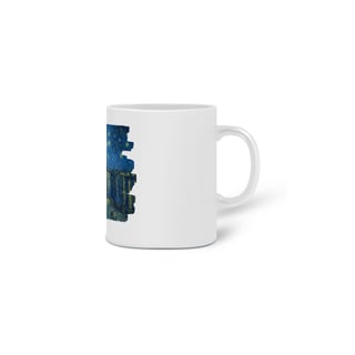 Nome do produto Caneca - Arte Noite Estrelada Sobre o Ródano de Van Gogh