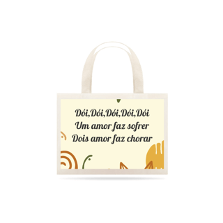 Nome do produto Ecobag com frase de ponto de Umbanda