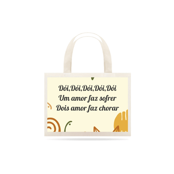 Ecobag com frase de ponto de Umbanda