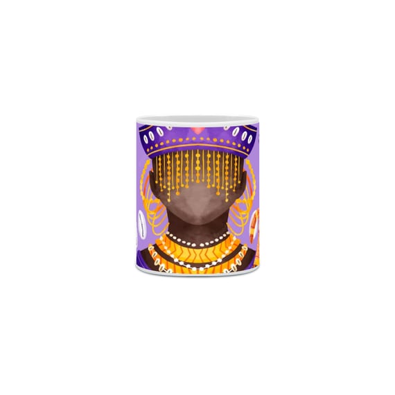 Caneca com estampa do orixa Nanã