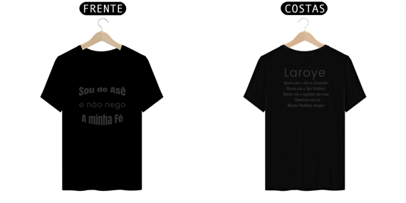 Camisa com frase de asé