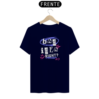 Nome do produto Camiseta Olivia Rodrigo - Bad Idea, right? (Frente única)