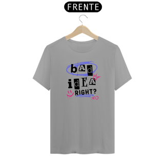 Nome do produto Camiseta Olivia Rodrigo - Bad idea, right? (Frente única)
