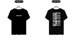 Nome do produto Camiseta The 1975 - Logo Preta