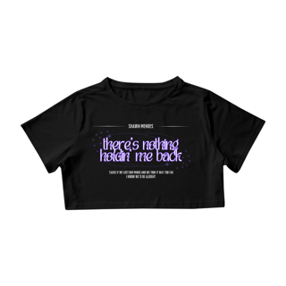 Nome do produto Camiseta Cropped Shawn Mendes - TNHMB