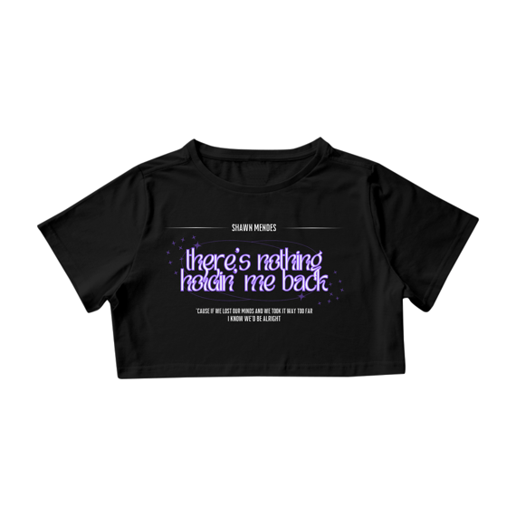 Camiseta Cropped Shawn Mendes - TNHMB