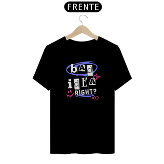 Camiseta Olivia Rodrigo - Bad Idea, right? (Frente única)