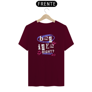 Nome do produto Camiseta Olivia Rodrigo - Bad Idea, right? (Frente única)