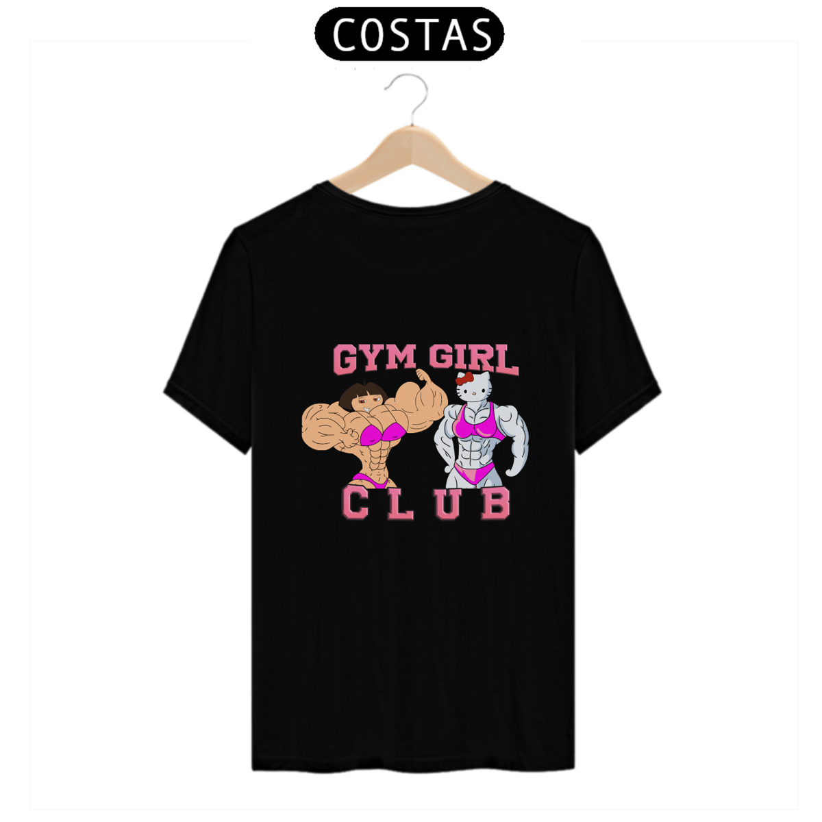 Nome do produto: GYM GIRL CLUB - COSTAS