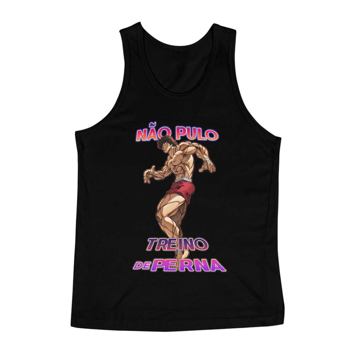 Nome do produto: NÃO PULO TREINO DE PERNA - REGATA