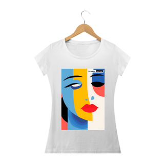 Nome do produto Camiseta Minimalista com Arte Digital  - #Autenticidade 0003