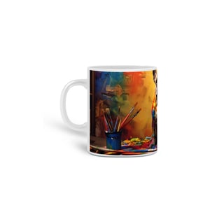 Nome do produto Caneca Bulldog Francês - Com Arte Digital - #Autenticidade 00016
