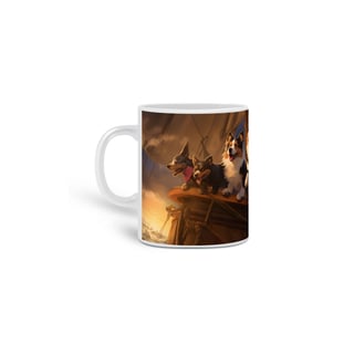 Nome do produto Caneca Pastor de Shetland com Arte Digital - #Autenticidade 0006