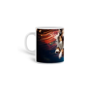 Nome do produto Caneca Pastor de Shetland com Arte Digital - #Autenticidade 0010
