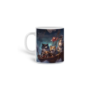 Nome do produto Caneca Pastor de Shetland com Arte Digital - #Autenticidade 0014