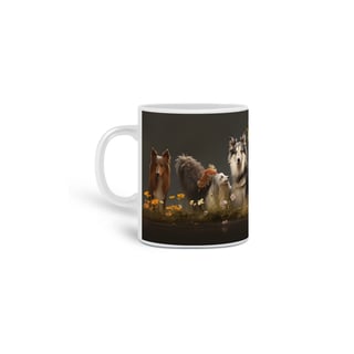 Nome do produto Caneca Pastor de Shetland com Arte Digital - #Autenticidade 0016