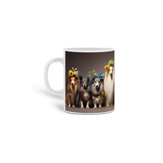 Nome do produto Caneca Pastor de Shetland com Arte Digital - #Autenticidade 0020