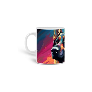 Nome do produto Caneca Pastor Alemão com Arte Digital - #Autenticidade 0002