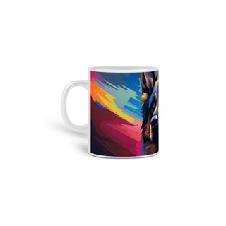 Nome do produto Caneca Pastor Alemão com Arte Digital - #Autenticidade 0003