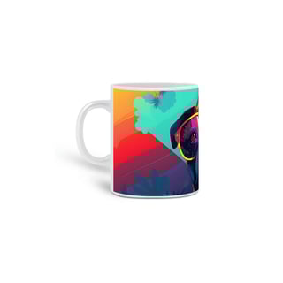Nome do produto Caneca Pug com Arte Digital - #Autenticidade 0007