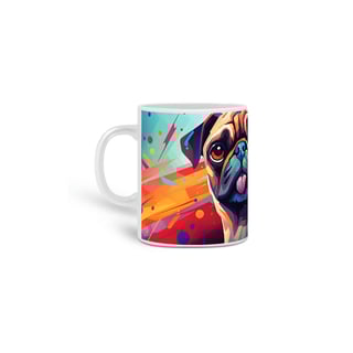 Nome do produto Caneca Pug com Arte Digital - #Autenticidade 0017