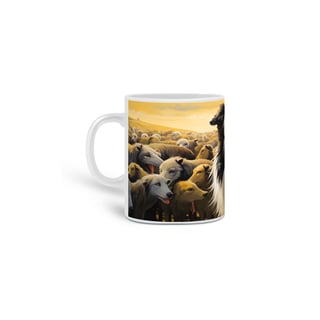 Nome do produto Caneca Border Collie com Arte Digital - #Autenticidade 0009