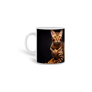 Nome do produto Caneca Gato Bengal com Arte Digital - #Autenticidade 0003
