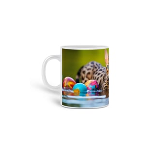 Nome do produto Caneca Gato Bengal com Arte Digital - #Autenticidade 0006