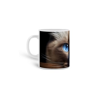 Nome do produto Caneca Gato Siamês com Arte Digital - #Autenticidade 0019