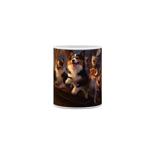 Nome do produto Caneca Pastor de Shetland com Arte Digital - #Autenticidade 0006