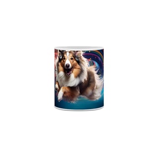 Nome do produto Caneca Pastor de Shetland com Arte Digital - #Autenticidade 0010