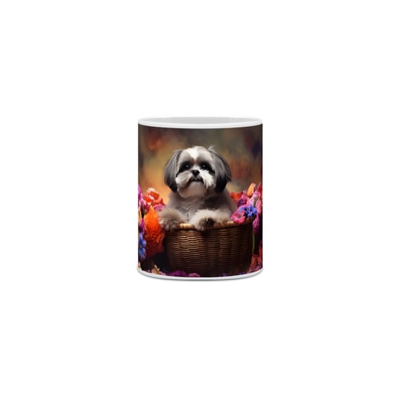 Caneca Shih Tzu com Arte Digital - #Autenticidade 0022
