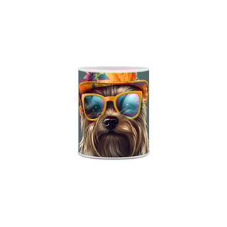 Nome do produto  Caneca Yorkshire com Arte Digital - #Autenticidade 0023