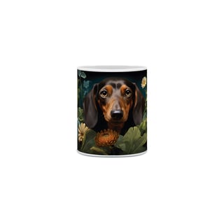 Nome do produto Caneca Dachshund(Salsicha) com Arte Digital - #Autenticidade 0024