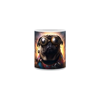 Nome do produto Caneca Pug com Arte Digital - #Autenticidade 0009