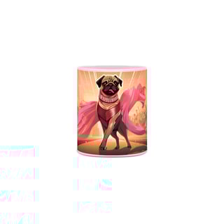 Caneca Pug com Arte Digital - #Autenticidade 0024