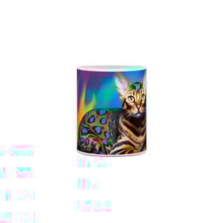 Caneca Gato Bengal com Arte Digital - #Autenticidade 0001