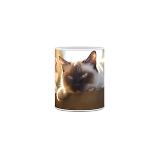 Nome do produto Caneca Gato Siamês com Arte Digital - #Autenticidade 0009