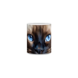 Nome do produto Caneca Gato Siamês com Arte Digital - #Autenticidade 0019