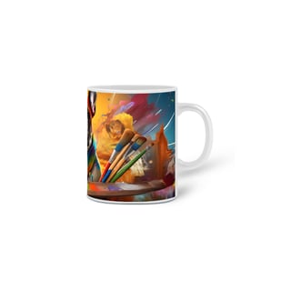 Nome do produto Caneca Bulldog Francês - Com Arte Digital - #Autenticidade 0014