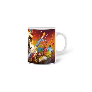 Nome do produto Caneca Bulldog Francês - Com Arte Digital - #Autenticidade 0023